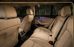 Illustration of light-colored Mercedes-Benz interior